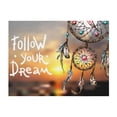 thumbnail image 4 of KLL Follow Your Dream Dreamcatcher Print Fleece Throw Blanket, Horizontal Fleece Bedding Cute Soft Blankets Comfy Fleece Flannel Plush Home Decor for Couch & Bed -80"x60", 4 of 9