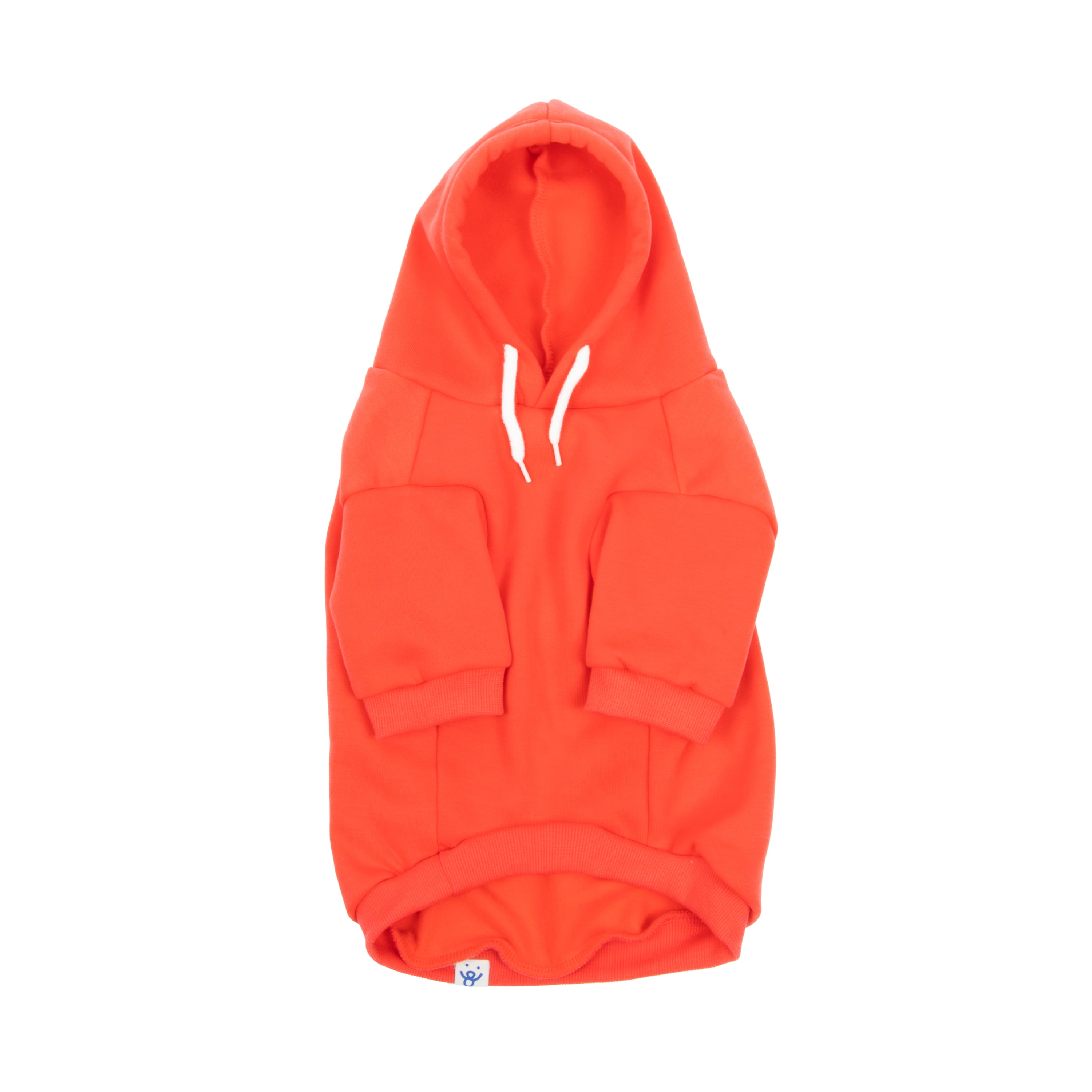 Oodles I Heart Walks Fall Dog Hoodie, Red, XL
