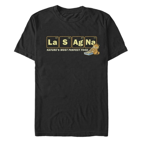 Men's Garfield Lasagna Element  Graphic T-Shirt