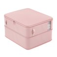 thumbnail image 1 of TIELUTT Space Saving Storage Organizer with Compression Feature Satin Fabric Storage with Cloth Storage Cubes Baby Organization and Storage Storage with Drawers for Clothes Shallow Storage, 1 of 2