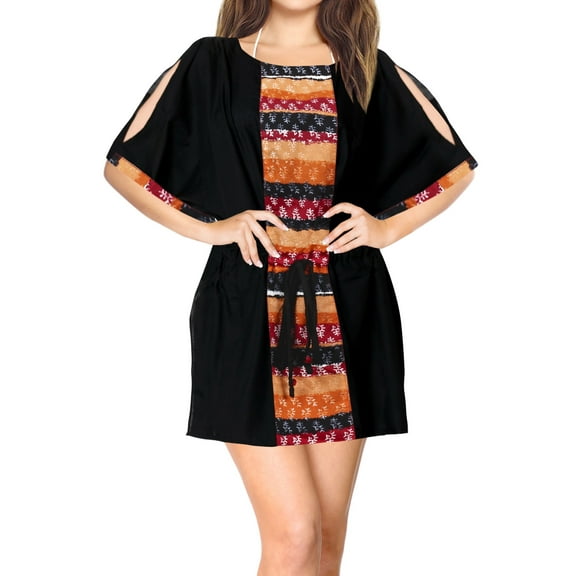 HAPPY BAY Women's Beachwear Swimsuit Coverups Summer Swim Beach Dress Cover ups for Swimwear Women Bathing Suit Mini Shirt XL-XXL Red_AC534