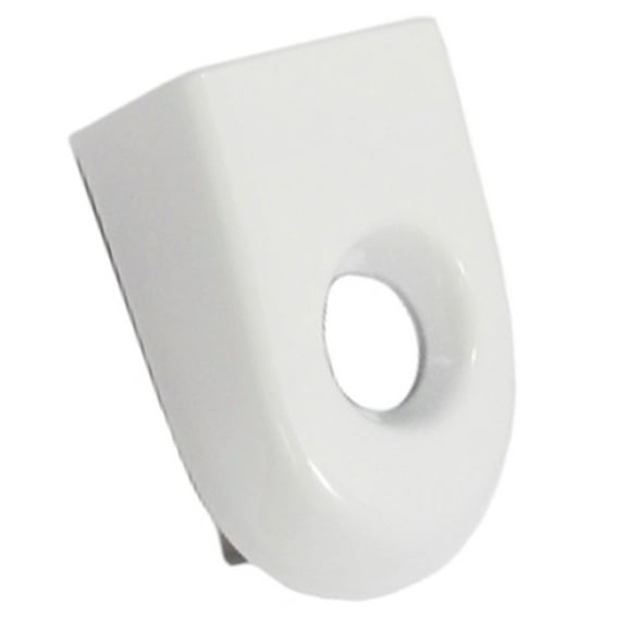 MotorKing Compatible with 07-12 Nissan Versa Front Left Driver QM1 Cloud White Outside Door Handle Bezel Cover with Keyhole 2007 2008 2009 2010 2011 2012