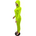 thumbnail image 4 of Pntutb moda mujer otoño dama Split 2 piezas traje deportivo conjunto Casual Color sólido traje Pntutb Pntutb-2710, 4 of 5