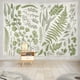 thumbnail image 1 of Tapiz de tela de poliéster botánico, tapiz floral, verde, blanco, primavera, tapiz de pared, dormitorio, sala de estar, dormitorio, decoración diaria, largo 150 cm x ancho 1230 cm, eucalipto verde oso de fresa Electrónica, 1 of 5
