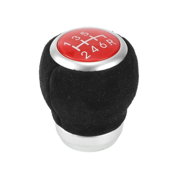 Unique Bargains Gear Shift Knob 6 Speed Manual Stick Shifter Knob for Subaru Impreza WRX 2009-2018 Plastic Faux Leather