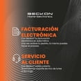 thumbnail image 2 of Calefactor eléctrico cerámico PTC Beckon TURBO HEATER 750W / 1500W 23cm, 2 of 8