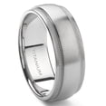 thumbnail image 1 of Titanium Kay Titanium 8mm Milgrain Comfort Fit Mens Wedding Band Ring Sz 8.5, 1 of 4