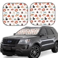 thumbnail image 1 of Saiise funny cats celebrating Valentine's Day for Foldable Car Sun Shades (2-Pack) Offer Sun Protection with an Easy-fold Design for Convenient Windshield Shading-Large, 1 of 6
