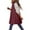Wine, variant on Fartey Long Puffer Vest for Women Plus Size Winter Warm Sleeveless Zip Up Coats Lightweight Quilted Puffy Jacket Outerwear with Pockets M