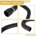 thumbnail image 5 of Unique Bargains HVAC Heater Hose No.64216902683 Engine Radiator Coolant Hose for BMW 3 Series E46 2000-2007 Rubber Black Good Sealing, 5 of 7