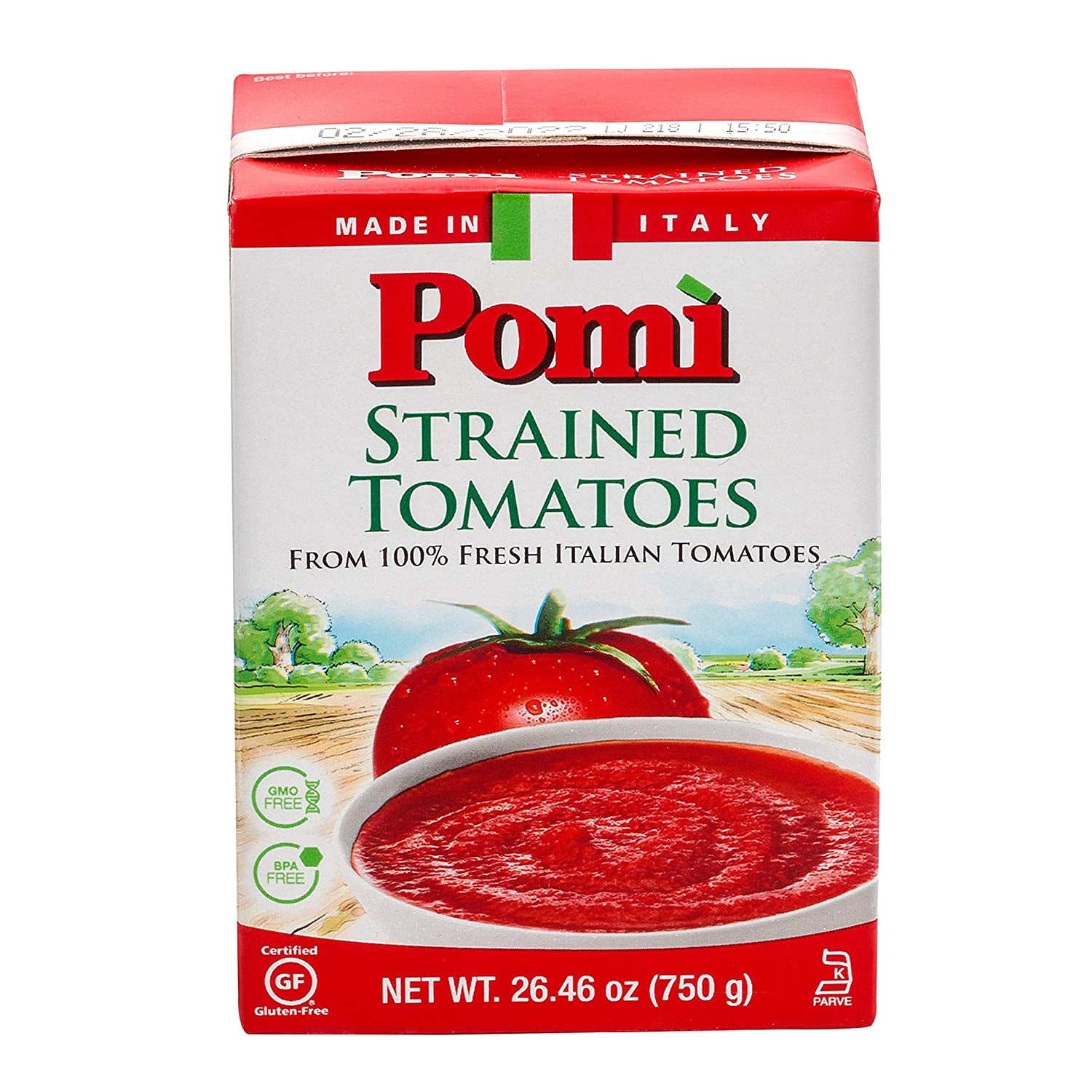 Pomi Strained Tomatoes -- 26.46 oz Pack of 2