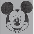 thumbnail image 2 of Men's Mickey & Friends Smiling Mickey Mouse Distressed Sweatshirt Athletic Heather Medium, 2 of 4