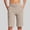 Beige, variant on Women's High Waisted Yoga Shorts with Pockets 2026 Summer Casual Knee Length Comfy Breathable Workout Running Athletic Beach Shorts