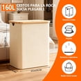 thumbnail image 2 of Cesto Ropa Sucia Plegable con 3 Bolsas de Lavandería Extraíbles, 2 of 4
