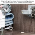 thumbnail image 2 of LED Smart Sensor Light Under Cabinet Kitchen Hinge Battery Operated Mini Night Lamp Household Washroom Lights Lighting Supplies Gray, 2 of 8