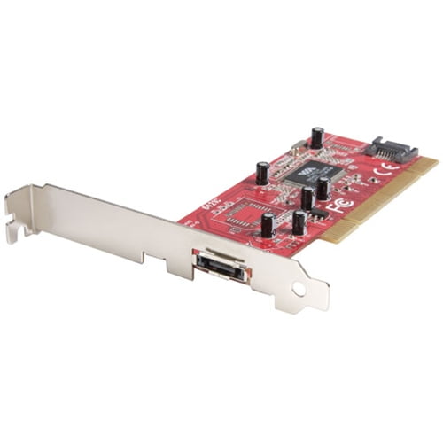 1 Port SATA PCI SATA Controller Card w//LP Bracket eSATA Controller SATA II Controller StarTech.com 1 Port eSATA
