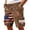 Brown01, variant on 250 Anniversary Usa Cargo Work Shorts for Men Relaxed Fit Flexcamo - Tactical Waterproof Shorts Ripstop Construction Short Pant Multi Pockets Navy M