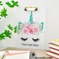 thumbnail image 5 of FMSHPON Cute Unicorn Clipboard Hardboard Wood Nursing Clip Board and Pull for Standard A4 Letter 13x9 inches, 5 of 7