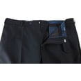 thumbnail image 4 of BRUHL Steward Classic Plain Front Wool Mix Trousers - Black, 4 of 5
