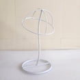 thumbnail image 6 of Hat Stand Organizer Metal Dome Shape Design Hat Rack Tabletop Display Rack - White, 6 of 8