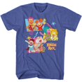 thumbnail image 1 of Fraggle Rock Fraggles In Boxes Royal Heather Adult T-Shirt, 1 of 2
