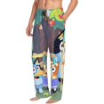 thumbnail image 2 of Saiise Bluey Print Mens Pajama Pants for Men,Mens Lounge Pants,Funny Gifts for Men,Men's Pajama Bottoms, 2 of 7