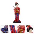 thumbnail image 4 of 1 pieza de muñeca geisha de estilo japonés, decoración de muñeca tipo kimono para escritorio, 4 of 7