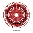 thumbnail image 2 of EWASWON Christmas 30 Inch Trimmed Christmas Tree Skirt with Sparkling Sequins - Easy to Install, Christmas Decorations for Home, Office & Presents, 2 of 4