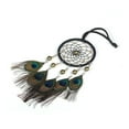 thumbnail image 3 of Billuyoard Atrapasueños campanillas de viento no tóxico resistente a impactos línea suave atrapasueños de plumas de pavo real Decoración del hogar, 3 of 6