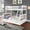 White, variant on Harper & Bright Designs Twin Over Full Bunk Bed with Storage Drawers, Wooden Bunk Bed Frame with Ladder and Safety Guard Rails, White