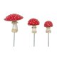 thumbnail image 2 of 3 estacas de hongos para jardín, estatuas en miniatura brillantes, manualidades de bonsái, pequeños adornos para césped, decoración de jardín de, 2 of 8