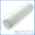 thumbnail image 6 of 47" x 8" Memory Foam Bolster Pillow, Cylinder Body Pillow - Ergonomically Designed, White Cover, 6 of 6