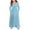 CB06-Light Blue, variant on Inglocry Girls Maxi Dress Casual Holiday Long Dresses with Pockets Round Neck Cute Dresses For Teens 5-14 Mint Green 9-10Y