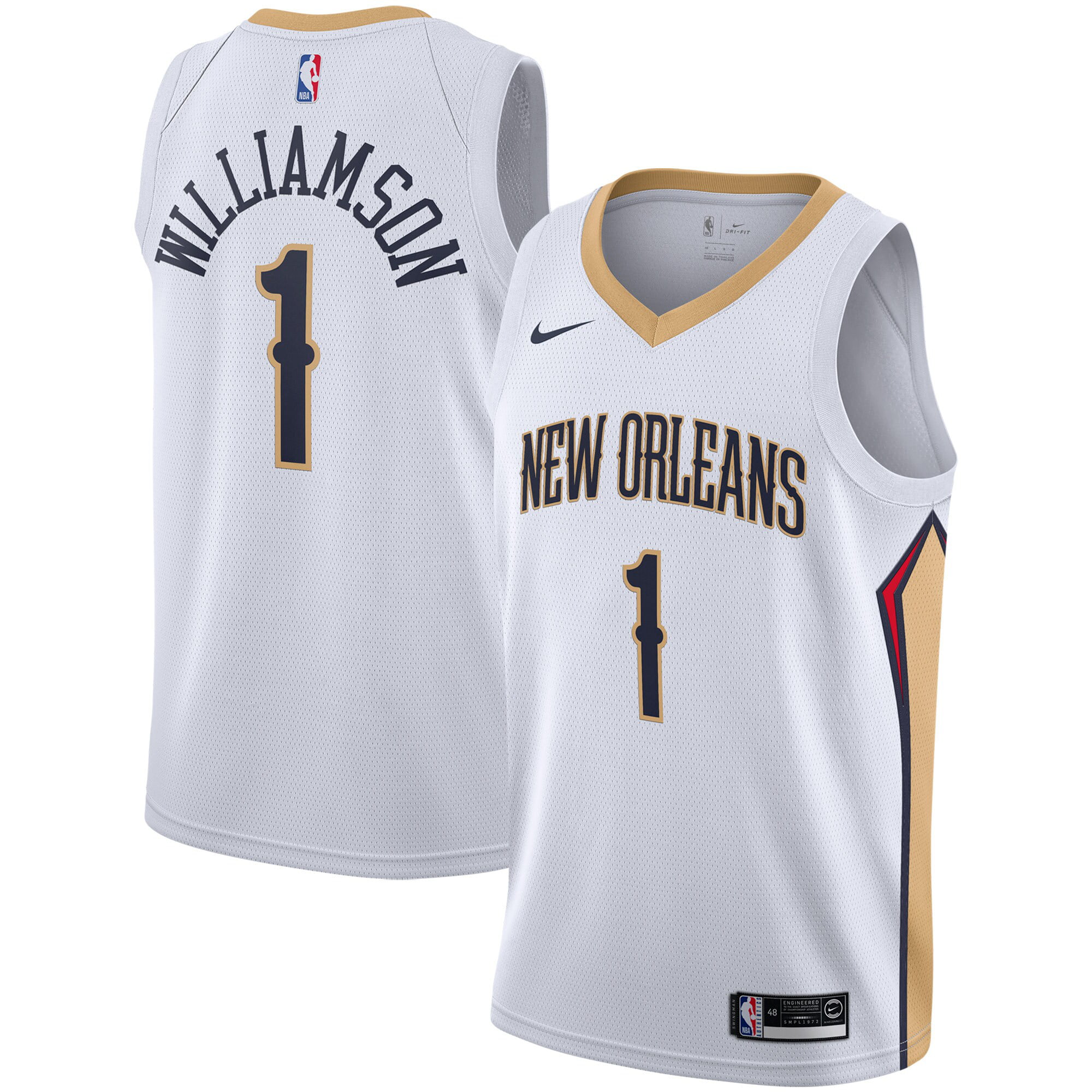 zion williamson jersey youth size