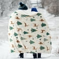 thumbnail image 2 of Cozy Comfort Throw Blanket - Soft and Warm Sherpa Elk Throw Blankets for Couch, Sofa, Bed, Winter Blanket for Christmas, Decoration Gift Blanket 50"x60", 2 of 6