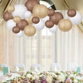 thumbnail image 5 of 15 Multicolor Paper Lanterns Set for Home Decoration, Weddings, and Parties, 10in 8in 6in Sizes, Sturdy and Reusable, Perfect for Birthdays, Christmas, and Celebrations, 5 of 6
