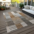 thumbnail image 6 of Addison Rugs Chantille Indoor/Outdoor Transitional Striped Paprika Washable Rectangle Rug, 3' x 5', 6 of 6