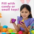 thumbnail image 5 of SUNYOK 90 Fillable Easter Colorful Egg Shells, 2.4 x 1.6 Inch, 6 colors, Easter Basket Fillers, Easter Decorations, 5 of 10