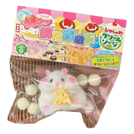 

Qiopertar Clearance Sale Cute Pet Hamster Squeezing Plush Student Boys And Girls Decompression Soft Silica Gel Pussy Claws Slow Antimissile under $5 Saving Up To 90% Off