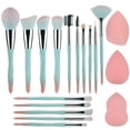 thumbnail image 1 of Set de brochas y esponjas de maquillaje 111 Pink Blue Gradient, 1 of 9