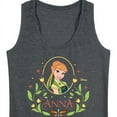 thumbnail image 3 of Frozen - Fall - Anna In A Flower Frame - Women's Racerback Tank Top, 3 of 5