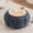 Blue, variant on Hobooment 32'' Round Multifunctional Ottoman Solid Wood Storage Reversible Tray Lid for Living Room, Bedroom