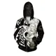 thumbnail image 3 of Sudadera de otoño para hombre, con estampado de skateboarding y lobo codicioso, aullando y luna, sudadera con cremallera, sudadera informal para hombre, 3 of 5