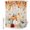 Blue, variant on Extra Long Shower Curtain 72x96 Inch, Fall Thanksgiving Pumpkin Shower Curtain Waterproof Bathroom Decor, Autumn Rustic Maple Leaf Floral Fabric Bath Curtain Set Accessories with Hooks