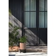 thumbnail image 6 of Veradek Demi Series Raised 12" Plastic-Stone Planter - (Terracotta/Black, 1 Pack), 6 of 10