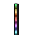 thumbnail image 2 of Lámparas de captación de control de sonido de música con luz de ritmo RGB (carga tipo C negra E), 2 of 6
