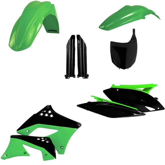 Acerbis 09-12 Kawasaki KX250F Full Plastic Kit - Original 10/11