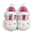 thumbnail image 2 of LYHaoo Girls Sandals Baby Sandals For Girls Soft Sole Infant Walking Shoes Breathable Comfortable Toddler First Lightweight Summer Casual Bunny Design Sizes 5 Toddlers(6-12 Months), 2 of 7
