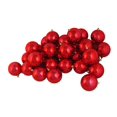 thumbnail image 1 of 60ct Boules de Noël Rouges Brillantes Incassables 2.5 Pouces (60mm), 1 of 2
