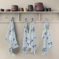 thumbnail image 5 of Kitchen Towels Cute Cartoon Sharks Pattern Cleaning Towel Absorbent Hand Towels Tea Towels for Home Restaurant Dish Clean 28" x 18", 1PC, 5 of 7